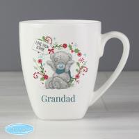 Personalised Me to You Blue Scarf Christmas Latte Mug Extra Image 1 Preview
